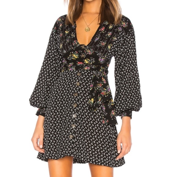 Free People Wonderland Print Dress - Picture 3 of 5
